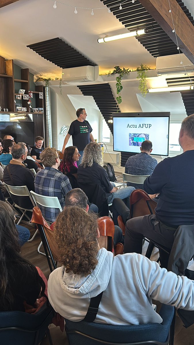 Benjamin Amar (@benamar84) on Twitter photo Le #Meetup <a href="/AFUP_Paris/">AFUP Paris</a> chez <a href="/Eleven_Labs/">Eleven Labs</a> ça démarre ! 🚀 Le #Meetup <a href="/AFUP_Paris/">AFUP Paris</a> chez <a href="/Eleven_Labs/">Eleven Labs</a> ça démarre ! 🚀