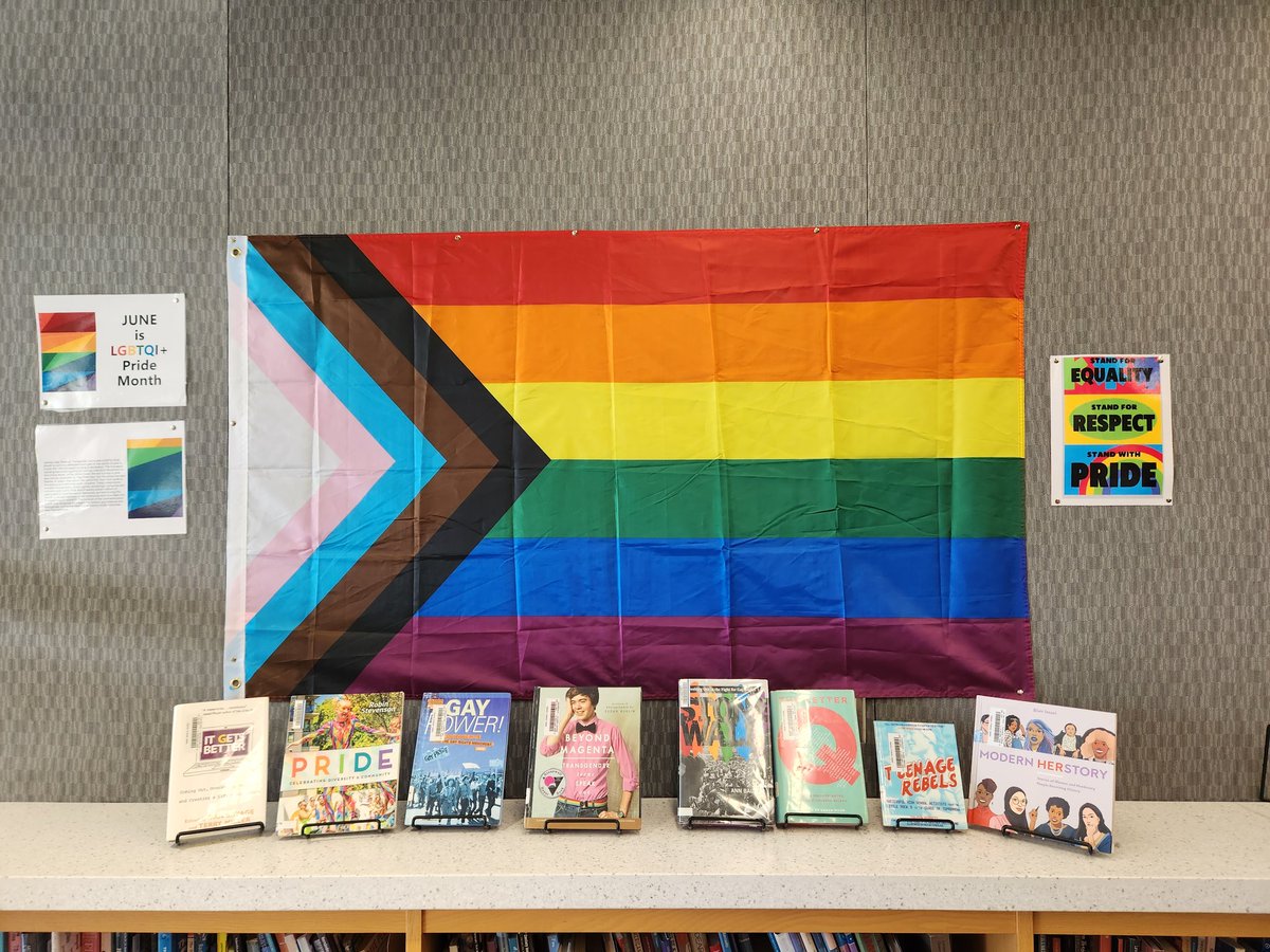 We ended the school year with a celebration of Pride❤️🧡💛💚💙🩷🩵
Remember, you have access to ebooks and audiobooks all summer long with SORA.