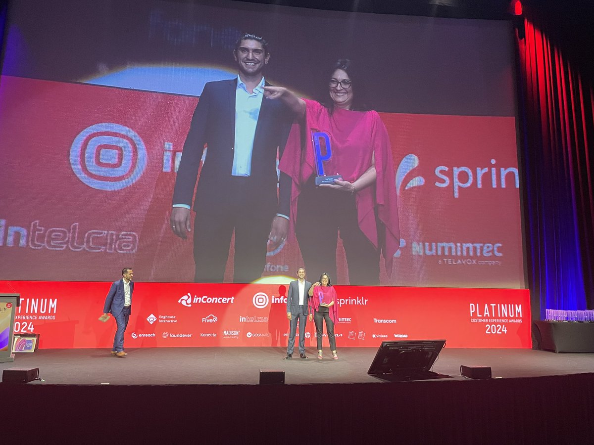 🏆 Este 15 aniversario está lleno de novedades. Las marcas también han podido presentar sus proyectos a Mejor Empresa Customer Centric y @numintec ha querido patrocinar al ganador de esta nueva categoría. 

Y el ganador es… Up Spain <a href="/ChequeGourmet/">Up Spain</a> 

¡Enhorabuena! 👏🏼👏🏼