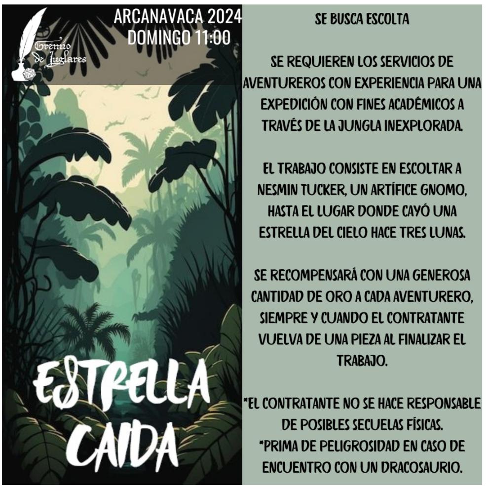 GremioJuglares's tweet photo. Es un trabajo fácil. Tiene que serlo. Sólo acompañar al gnomo y NO MUERIRSE.
'Estrella Caída' es una aventura de Breathless, publicado por @elrefugioedit.
👉🏻Exploren aquí: https://t.co/TB2p1MHe9L
#Caravaca #Arcanavaca24 #JuegosDeMesa #JuegosDeRol #FollowTheCow🐄 https://t.co/cORGchnGGe