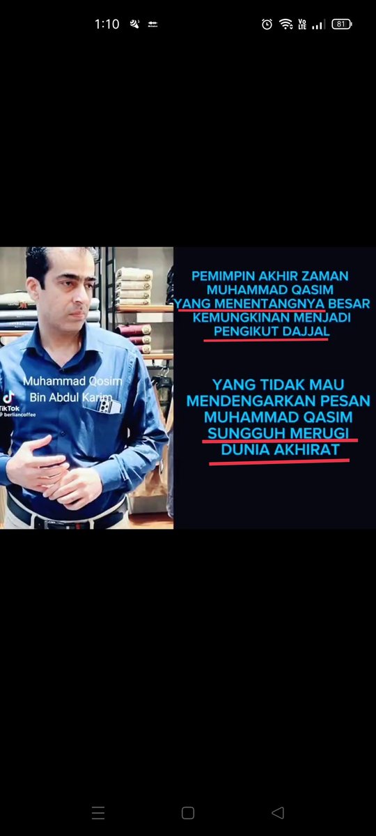 Muhammad Qasim Almahdi is the choice of Allah and the Messenger of Allah