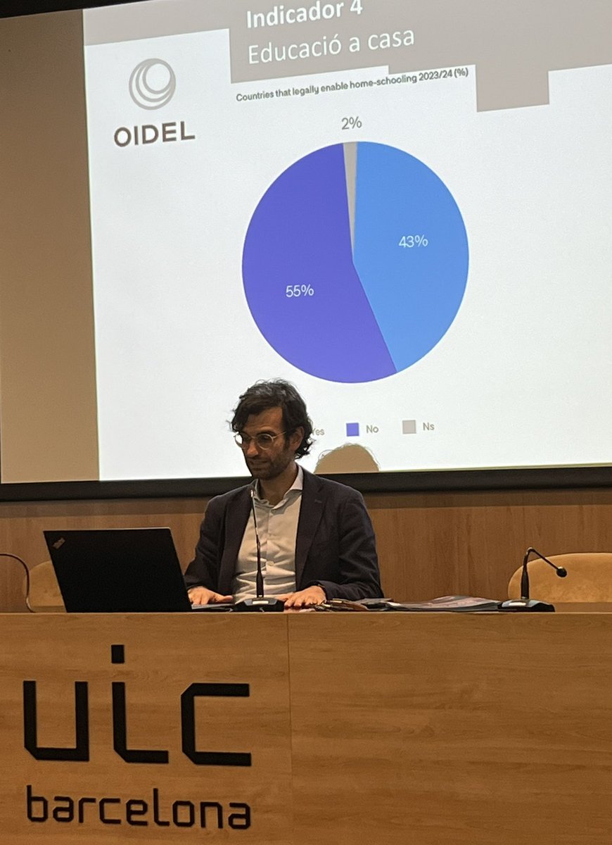 Very interesting conference on freedom of education and human rights. Thanks to Ignasi Grau for his presentation and to @EducacioUIC for making it possible.