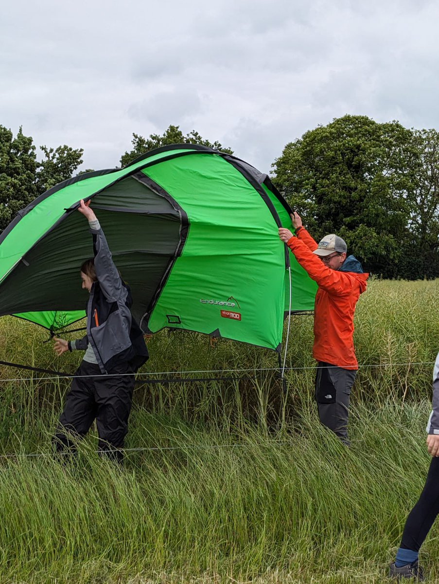 DofEDGS's tweet photo. Tents are all up https://t.co/1J3Rqr9vmq