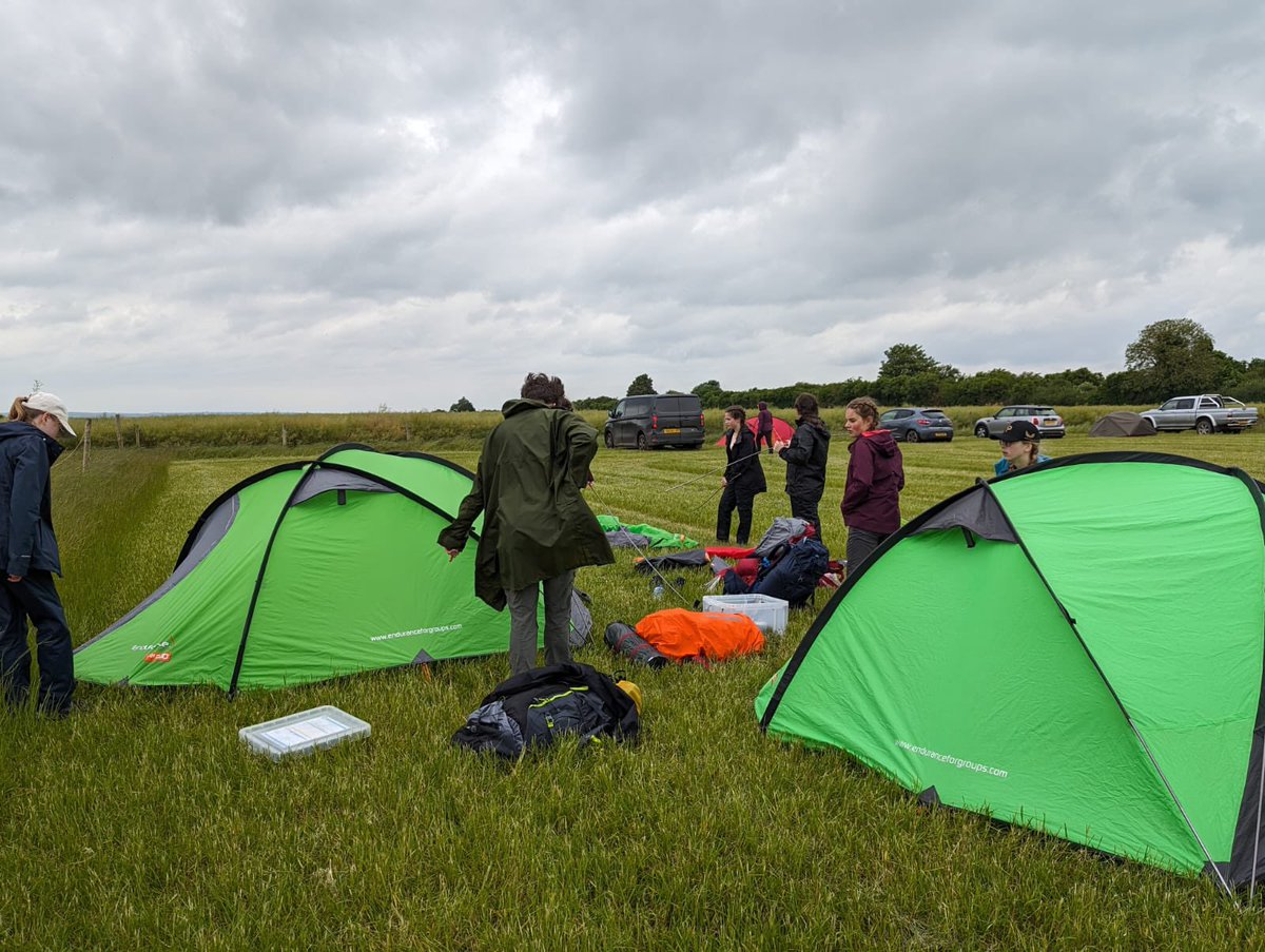 DofEDGS's tweet photo. Tents are all up https://t.co/1J3Rqr9vmq