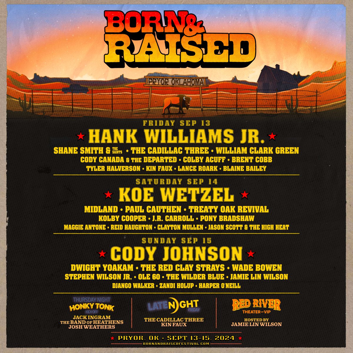 bornraisedfest's tweet photo. Dive into 3 days of non-stop country music at Born & Raised! Get your single-day lineups and passes now. Unleash your inner outlaw and party with us! Check out the options starting at $10 down. Head to https://t.co/A02gMo4cvi to get your passes. π« https://t.co/luAoq7ozUl