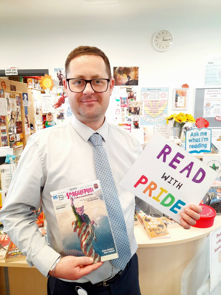BrechinHighLib's tweet image. More fabulous reads for #PrideMonth. Check out our full musical video on Insta Reels! 🔥
#ReadWithPride #LoveIsLove 🌈 #ProudToBeBrechin