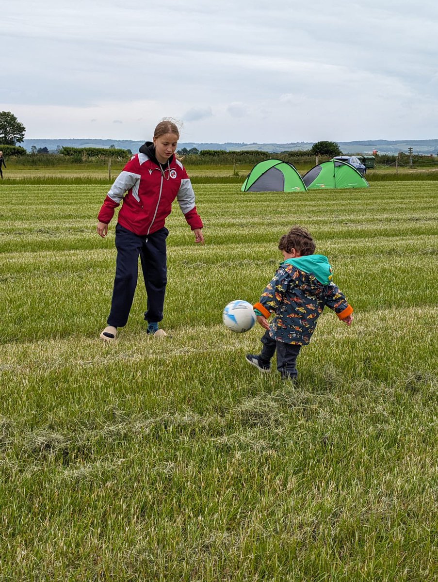 Little Harry and Teg playing football ❤️⚽️