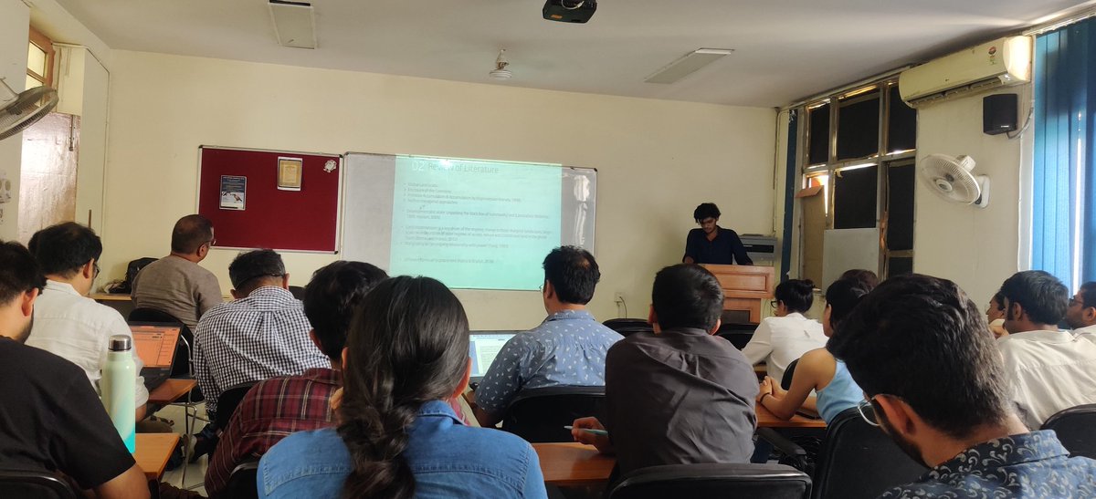 rashmi89singh's tweet photo. Today was well spent attending the dissertation presentation of the master's student of #schoolofhumanecology @weareAUD. Seeing batches after batches of students doing incredible work at the intersection of Nature and Society is always a happy experience! Proud alumni! https://t.co/x8vMLtRtu8