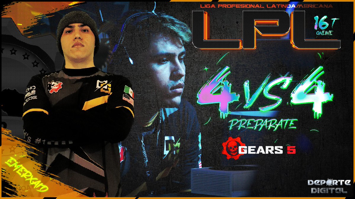 DeporteDigitalH's tweet image. LIGA PROFESIONAL LATINOAMERICANA 16T

En respuesta al GRAN APOYO de la COMUNIDAD de GEARS es que se ha decidido lanzar nueva temporada ONLINE de la LPL.

Vive GEARS.

@OvertureGaming 
@emerxaid 
@XboxStudio
@GearsEsports
@GearsLATAM
@XboxMexico
@XboxGamePass
@GearsofWar