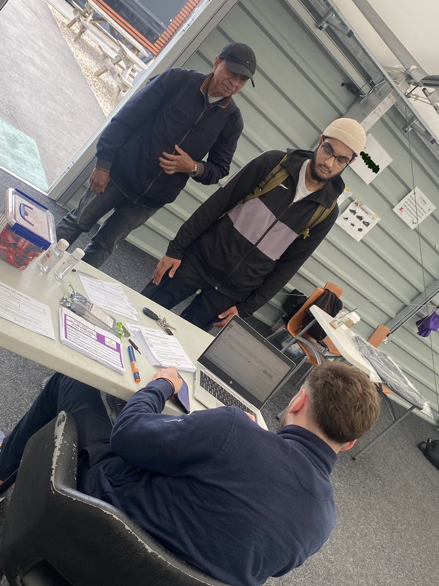 Knights Security issuing the staff their suits for Royal Ascot