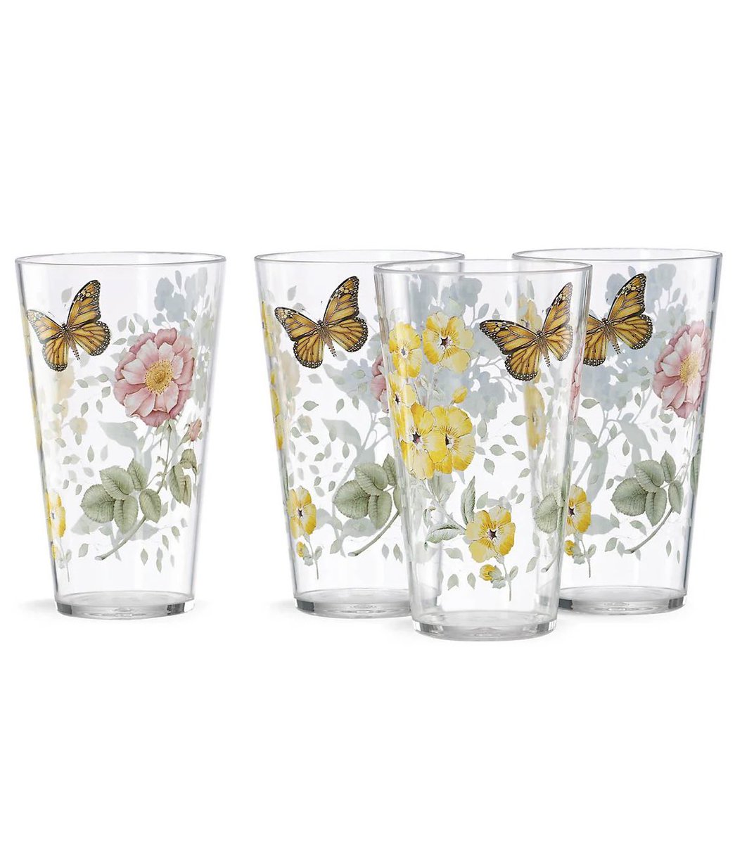Studio24E's tweet image. We are here to elevate your summer outdoor dinning game with this Lenox 4 piece acrylic highball set from the Butterfly Meadow Collection! 🦋🍽️⛱️ 
Impress your guests today at studio24e.com 🛍️ #lenox #butterflycollection #studio24e #thurmontmd #shopsmall
