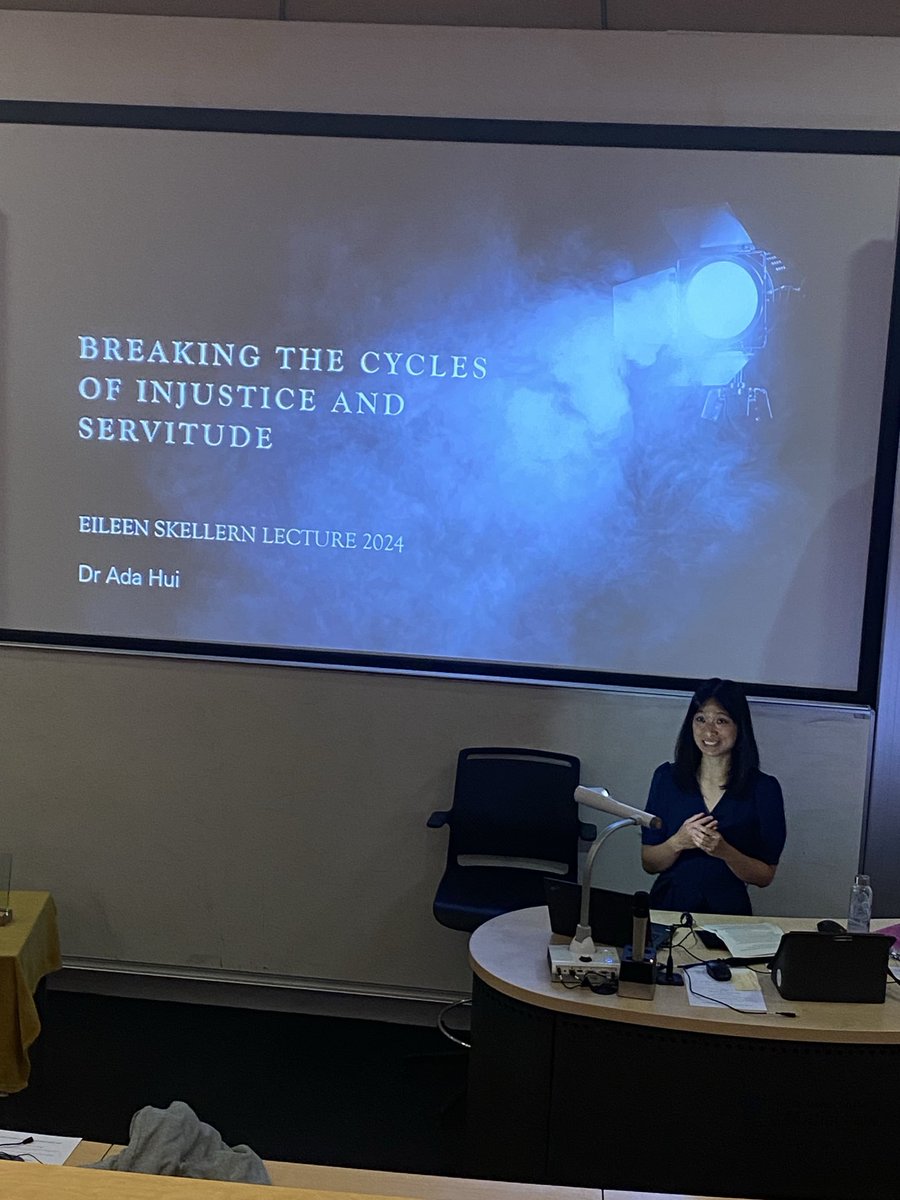 Very interesting lecture from Dr Ada Hui around the injustice and multiple disadvantage.