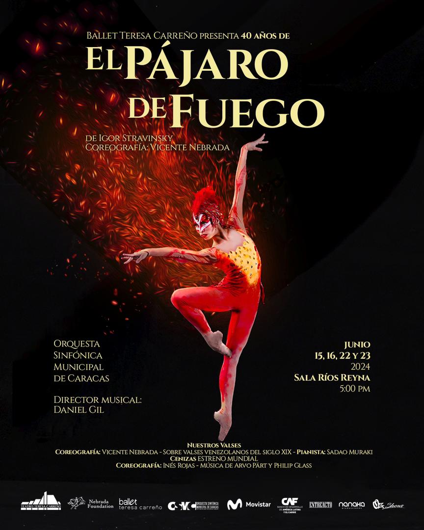 SinfonicadeCcs's tweet photo. La OSMC junto al Ballet Teresa Carreño presentan "Pájaro de Fuego" de Igor Stravinsky los días:
🗓️🕑 Sábado 15 de junio - 5 pm
🗓️🕑 Domingo 16 de junio - 5 pm
🗓️🕑 Sábado 22 de junio - 5 pm
🗓️🕑 Domingo 23 de junio - 5 pm
📍 Sala Ríos Reyna
Entradas desde 5$ a 50$
LOS ESPERAMOS https://t.co/uWBgAlEev3