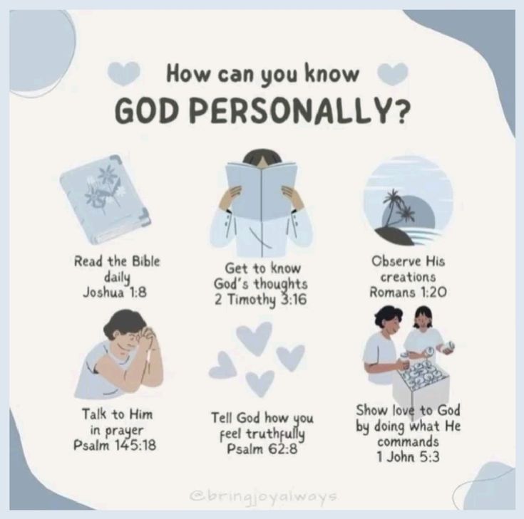 wmlchurch's tweet image. Summer is a great time to get to know God! ☀️

📖 Read the Bible daily
💭 Get to know God's thoughts
🏝️ Observe God's creations
🙏 Talk to God in prayer
💙 Tell God how you feel truthfully
🧑‍🤝‍🧑 Show love to God by doing what He commands

#gettoknowGod #learnaboutGod #wmlchurch