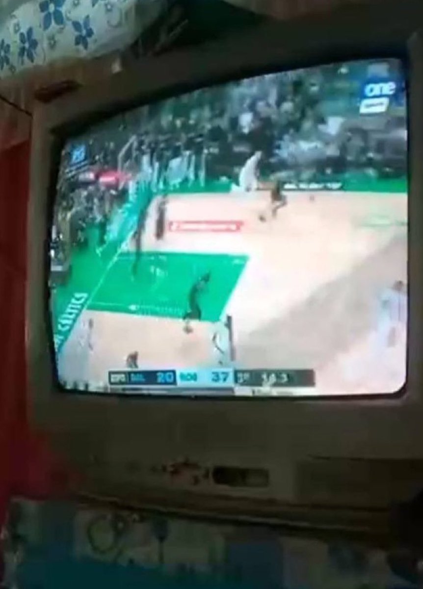 Caught this pic watching the Celtics last night. Man I was pissed off. And on top of everything, I ran out of double a batteries, so I couldn’t watch the wheel of fortune re run I recorded on the DVR. Fuck you Jayson Tatum. POS. 🖕🏼