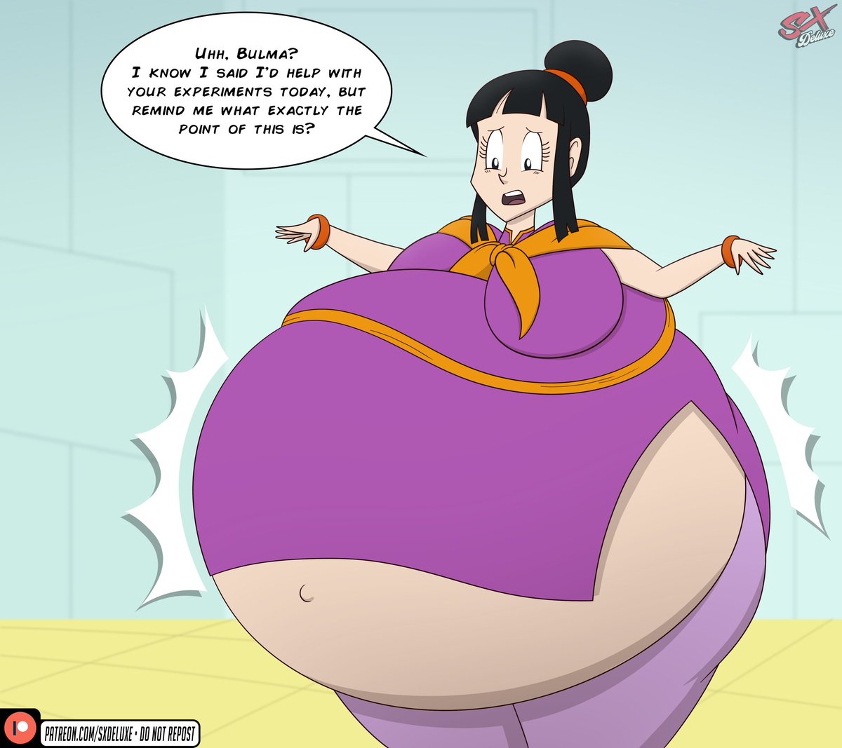 Chi-Chi is kind of regretting agreeing to being Bulma's lab