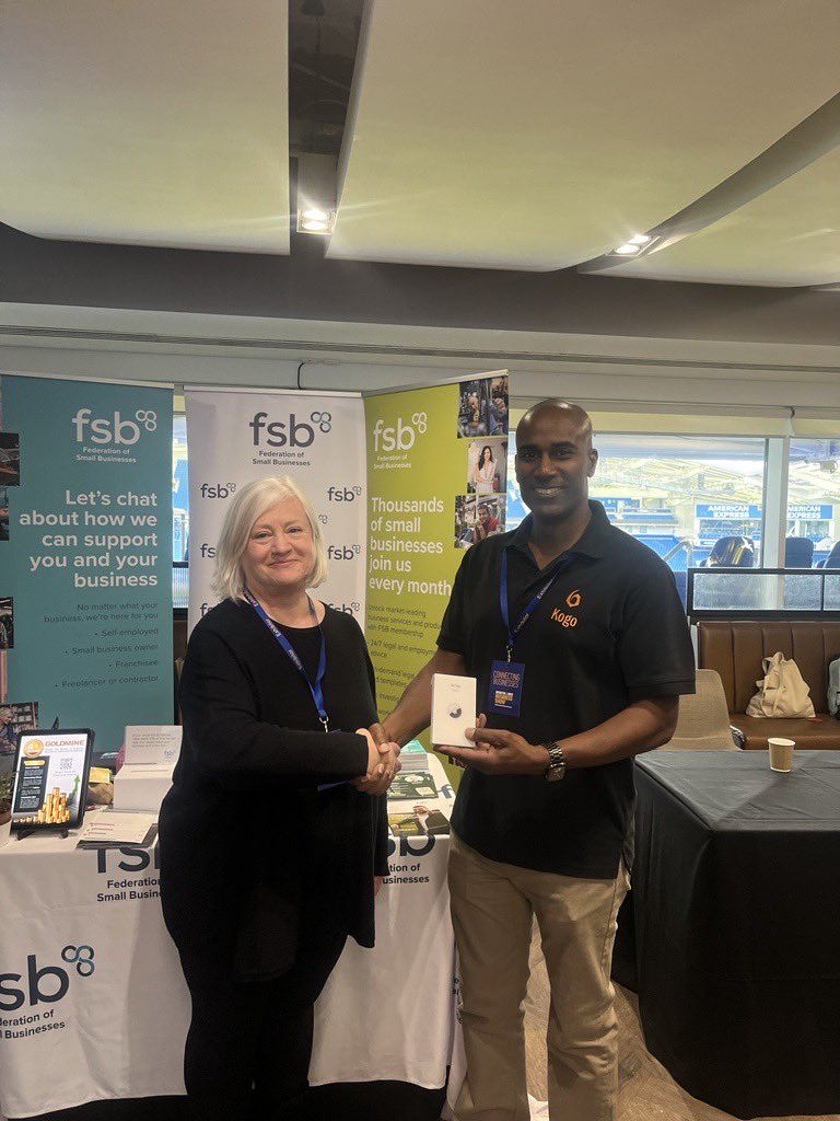 Congratulations to Alison Turner MCIPR, MIED from Federation of Small Businesses (FSB) who won our raffle prize today at the Brighton and Hove Business Show. 
#itsupport #brighton #bhafc
