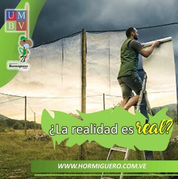 Hormiguero_UMBV's tweet photo. ¿La realidad es real? 🤔 una interesante pregunta que títula uno de nuestros artículos publicado en nuestra página web, entra aquí 👉 https://t.co/Nfz4kRXRRV y obtén una lectura con bases filosóficas.😉 #HormiBlog🤓 https://t.co/0OKw49bLA0