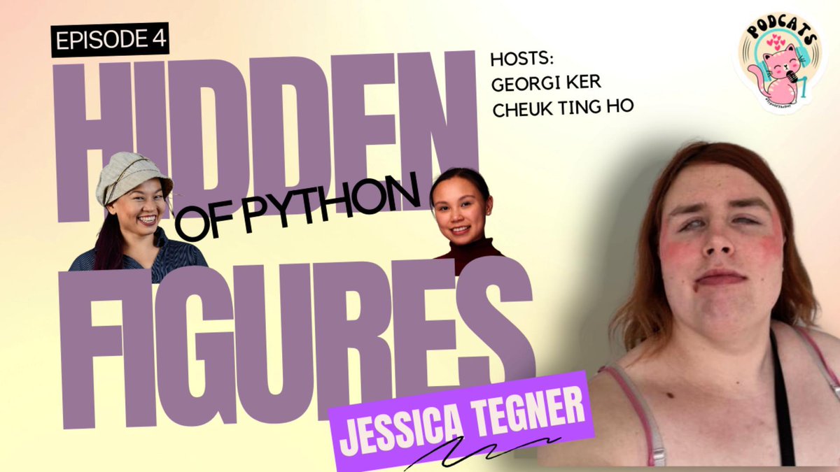 pypodcats's tweet photo. Meet @JessicaTegnerDK one of the #HiddenFiguresofPython.

Jessica is the maintainer of the popular PyPandoc library, which is a #Python wrapper for the Pandoc library. She was selected as the first cohort of the GitHub Accelerator program.. 

Hosts:  @cheukting_ho &amp; @georgically1 https://t.co/0K4saeNbIw