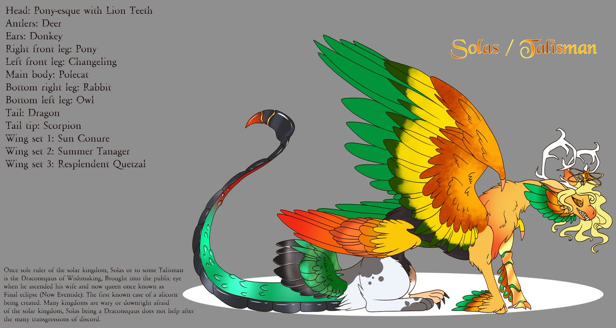 Ofwishesandstar's tweet photo. #solartide #undertale #dreamtale #dreamtaleau #swapdream #swapdreamau #utmv #mlp #dreamsans #dreamsansau
Eventide's husband is a draconequus, He's inherently tied to the concept of wish making/granting much like discord is to chaos. Often with a monkey's paw caveat https://t.co/0dzlKhiPM8