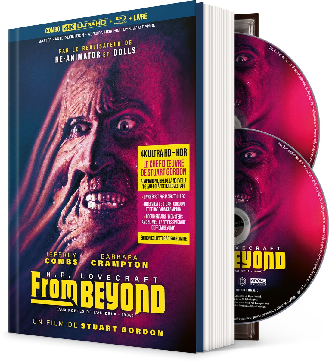 DVDFR's tweet photo. Un incontournable de l’âge d’or du gore-fantastique des années 80, signé Stuart Gordon, fraîchement auréolé du succès de Re-Animator.
#Test / #critique : "From Beyond" (1986) en #DigiBook limité #4KUltraHD + #Bluray + Livret 48 p. chez @SidonisCalysta :
https://t.co/E5AxNQQPJ2 https://t.co/hhS4KcrZbM