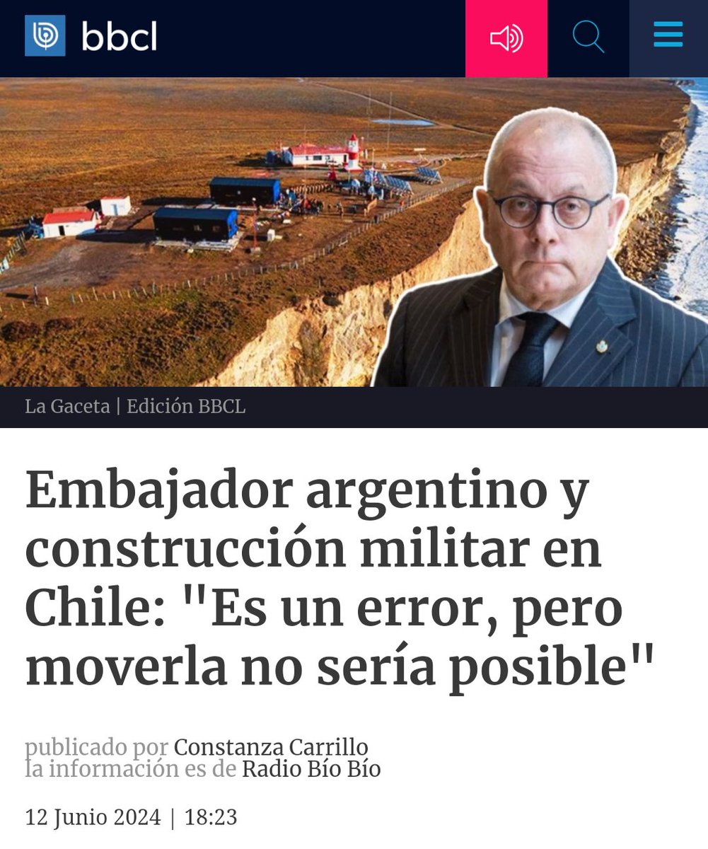marcoporchile's tweet photo. ¿El "patriota" Kast ya reclamó a su amigo Milei por la construcción de una base militar argentina en nuestro territorio? Chile debe defender siempre su soberanía. Esa base debe desaparecer ya. Argentina no se puede dar esos gustitos diplomáticos que son una agresión. https://t.co/jIawQICbGS