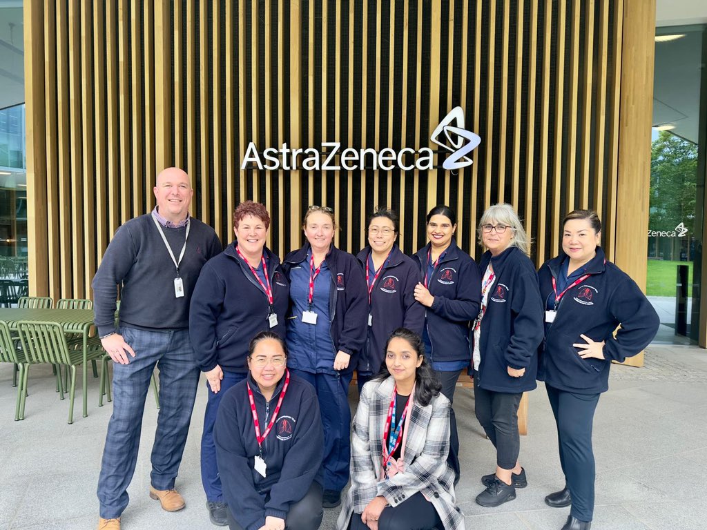 CUH_RespNurses's tweet photo. What a lovely tour at Astra Zeneca Discovery Center in Cambridge. Impressive concept of the way it’s built. #DISC #respiratoryspecialistteam
@alex25434929 @blissful0520 @torres_libby @janine76572036 
@iamjowright https://t.co/ngSiIoyen2