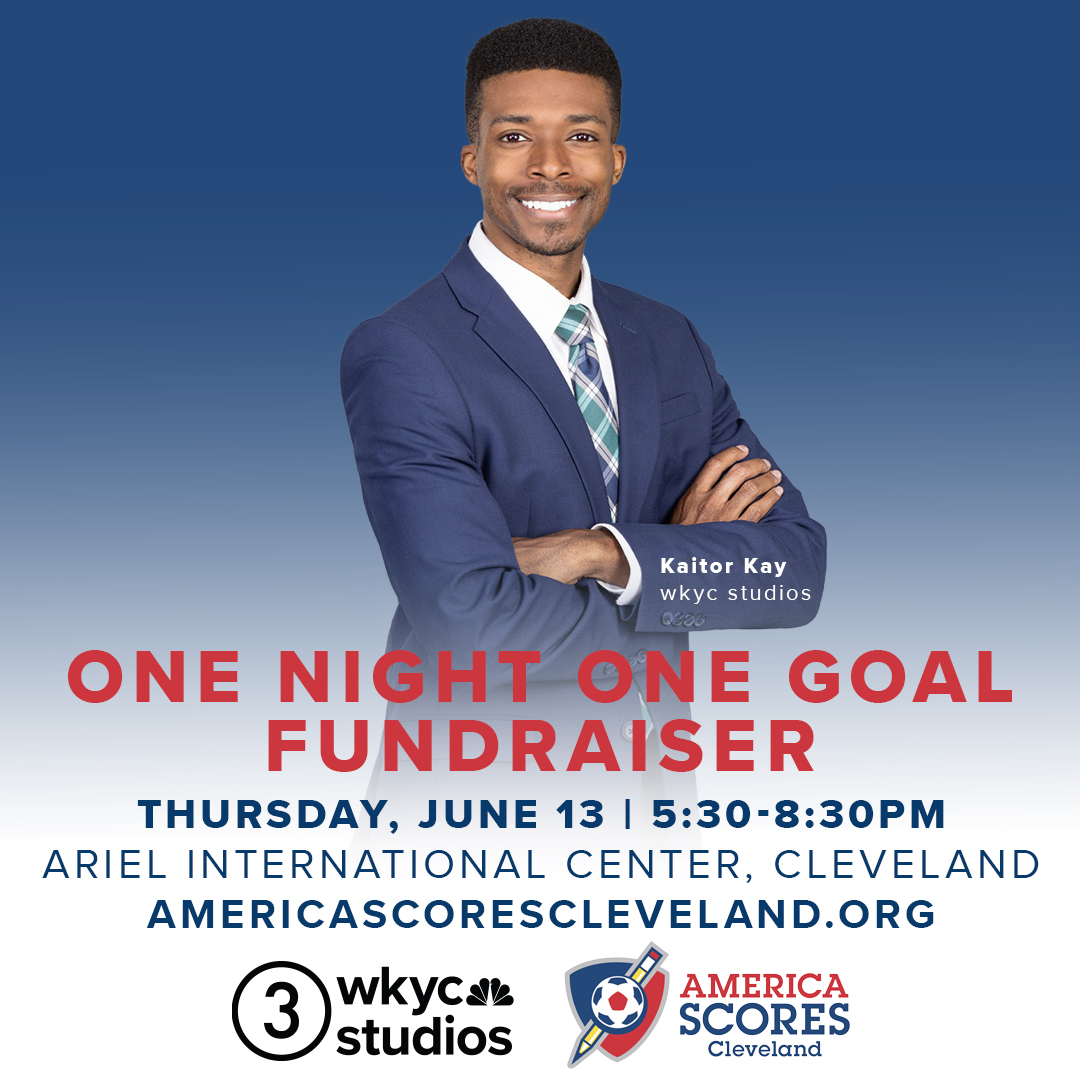 3News reporter <a href="/kaitorkay/">K</a> emcees “One Night One Goal,” presented by America SCORES Cleveland and celebrates the organization’s work of supporting young athletes and poets. #3cares