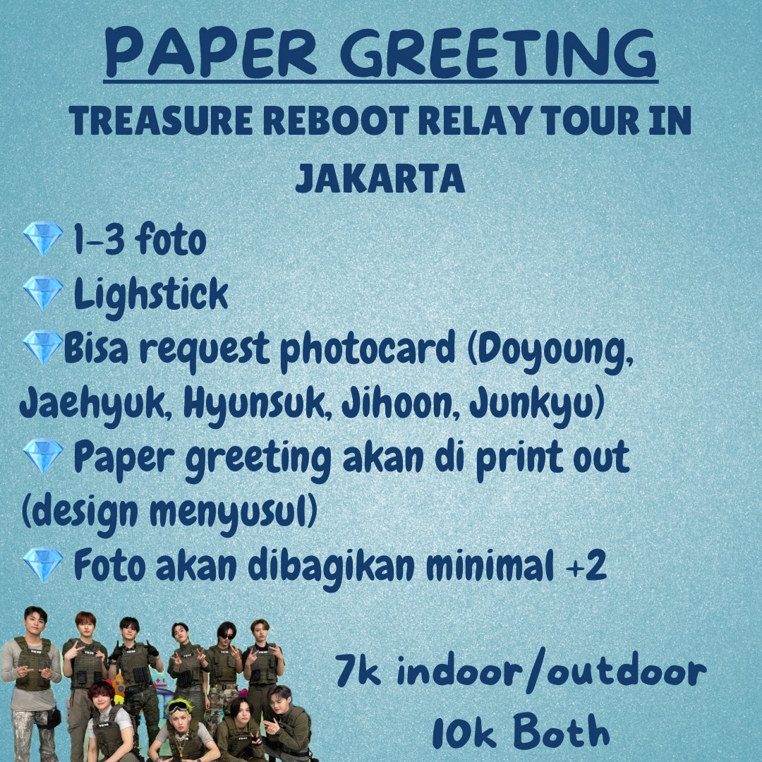 kimchijiggae36's tweet photo. Aku open paper greeting Reboot nanti ya guys. Yang mau boleh langsung isi form dibawah ya🥰

Link: https://t.co/ICML63qMaT https://t.co/DJUo9oEZeH