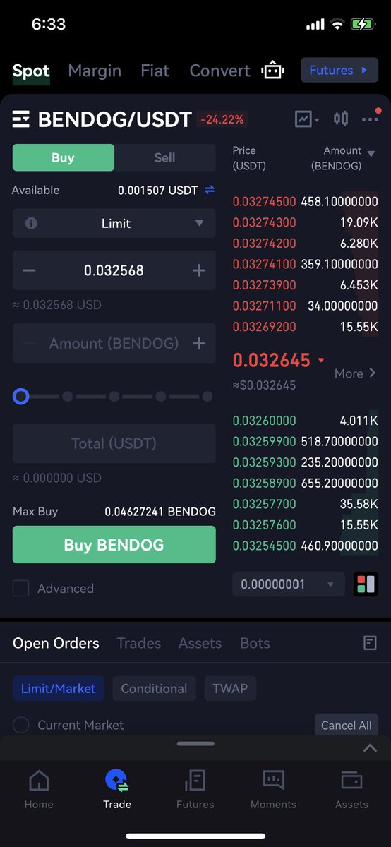 tamimcrypto's tweet photo. $Bendog look at order bid https://t.co/8PcVo0Q8Nv