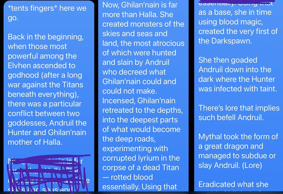 BlameJosh's tweet photo. @Zariah_Herself @andarateia My theory is — and I’ve been piecing this together since DA2 — this crazy mess https://t.co/2vuZGEC0ny