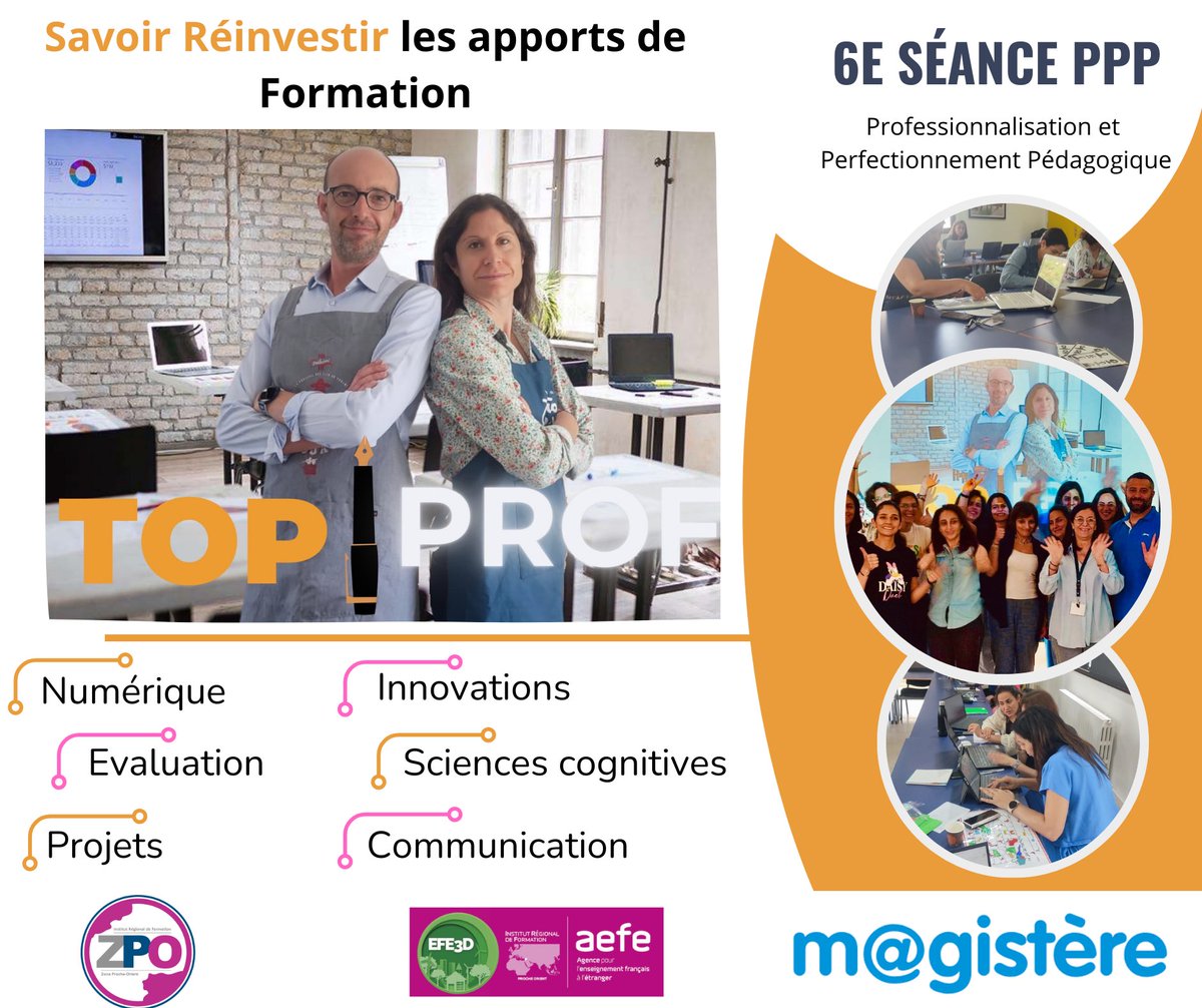 🎬Dernière séance du #PPP pour cette promotion d'#enseignants innovants de la #ZPO🇱🇧

🗣️ Justine Amiot, Seyma Aouij, Bérénice Corlay, François Cousineau, Basile Ducerf, ChristèleDufour,@NGiudice3,<a href="/LambertDimitri2/">Lambert Dimitri</a>, Jacques Ligonie, <a href="/seb_rivillon/">Rivillon Sebastien</a>, <a href="/VeyretGuillaume/">GVeyret. 🐘➡️ @veyretguillaume@piaille.fr</a>,<a href="/jeambarcam/">Jean-Michel BARROCHE</a>