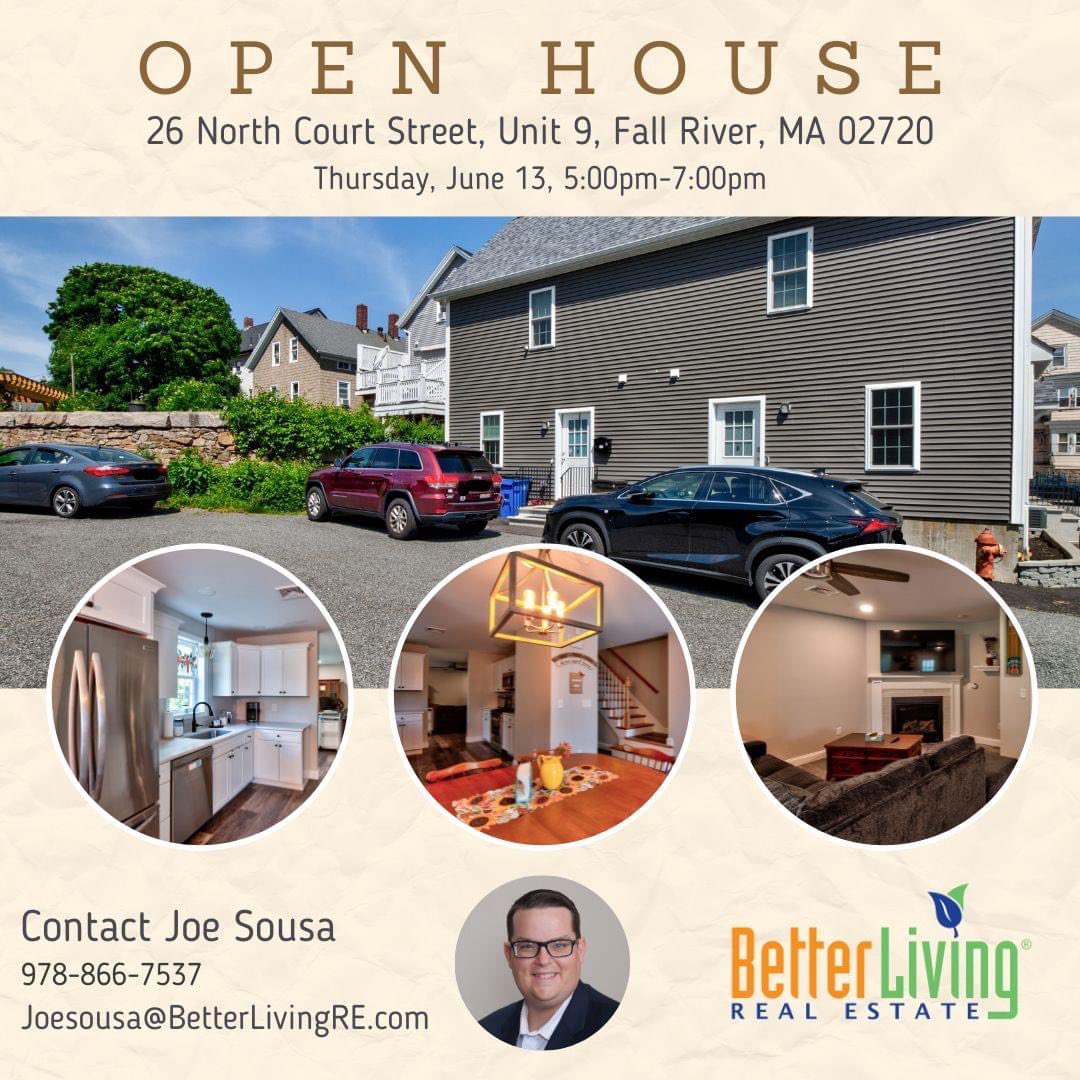 Open House tonight in Fall River! #realestate #massachusetts #realtors 
#realtorlife #realtor #openhouse #firsttimehomebuyer #homesforsale