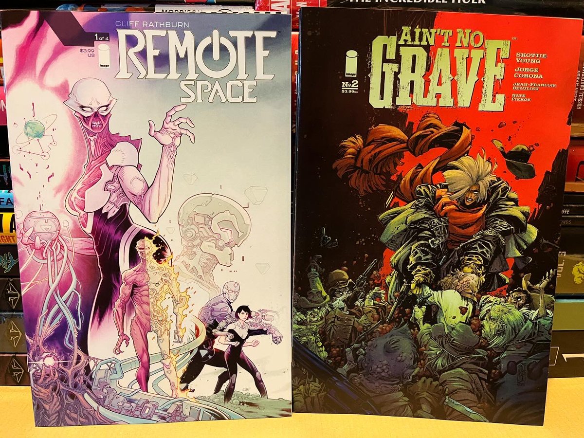 nerds_of_fun's tweet photo. New comics 6/12/24 part 1! #marvel #marvelcomics #bloodhunt #hulk #incrediblehulk #dc #dccomics #redhood #bluebeetle #image #imagecomics #geiger #plasticdeathanddolls #strangeacademy #spiderman #remotespace #aintnograve https://t.co/aMYpW7XxdA