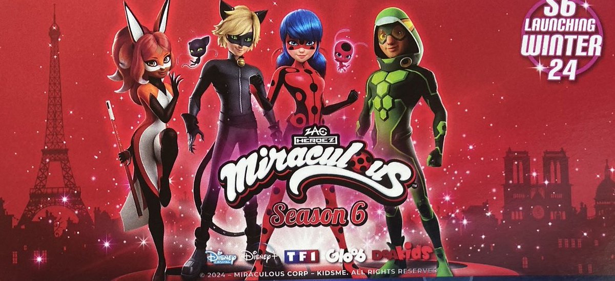 🚨 New look at the Season 6 promo poster shown at the <a href="/annecyfestival/">Annecy Festival</a>, now set to launch in winter 2024.