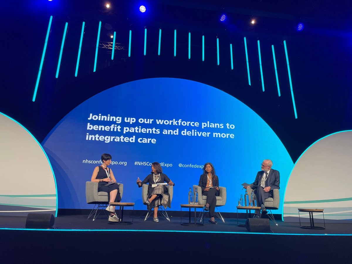 NavinaEvans's tweet image. I was delighted to join @oonaghsmyth @arunagarcea and @NHSEmployers at #NHSConfedExpo nearly one year on from the #NHSLongTermWorkforce plan to share the work of our #PeoplePromise Exemplars england.nhs.uk/blog/the-soft-…
Thinking about  the health and care workforce as a whole.