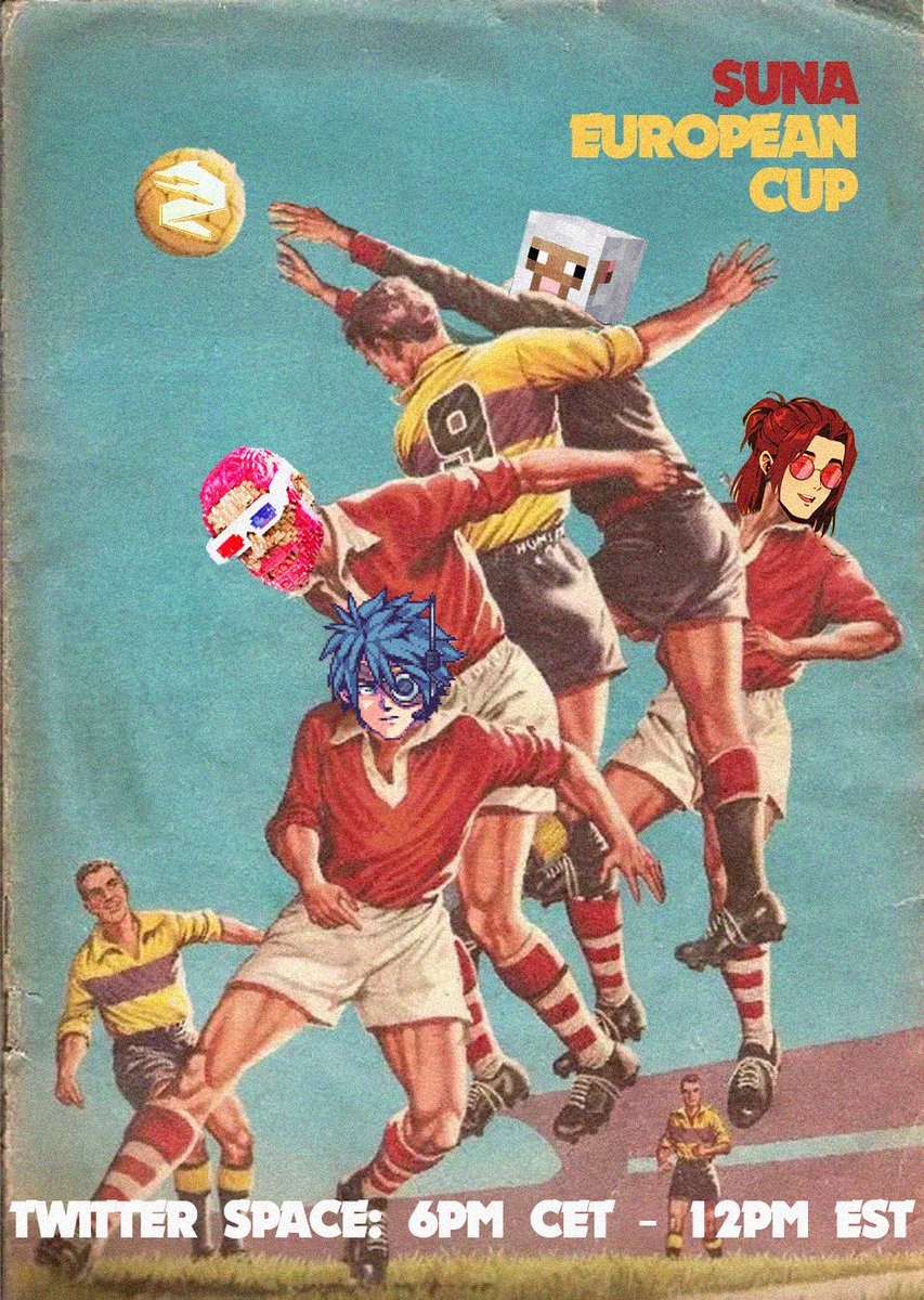 Aye, we doing it.
Tomorrow.

We are hosting your favorite space if you are a Football fan and will follow the UEFA Euro 2024.  

If you play "Ultimate Champions: European Summer Edition", this is where you will find info on $UNA, strategies and other degen fans.  

Reminder 👇