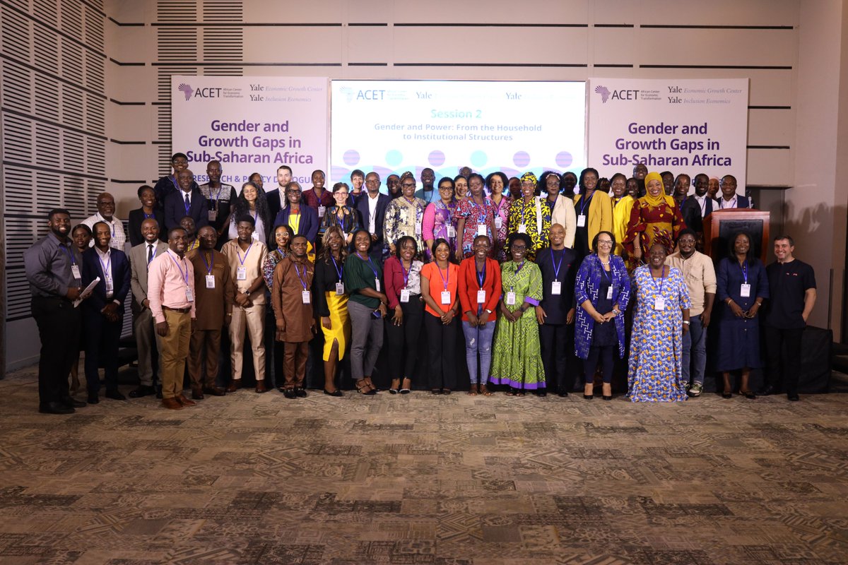 <a href="/NanaOyeBampoe/">Nana Oye Bampoe Addo</a> <a href="/LakePiso/">Williametta Piso Saydee-Tarr</a> <a href="/MOGinAfrica/">Mavis Owusu-Gyamfi 🇬🇭🇬🇧🌍</a> A big thank you to all our speakers and participants for making our workshop on gender equality and economic transformation a success! Your insights spotlighted the current policy needs and research on drivers and consequences of gender gaps in 21st-century sub-Saharan Africa.