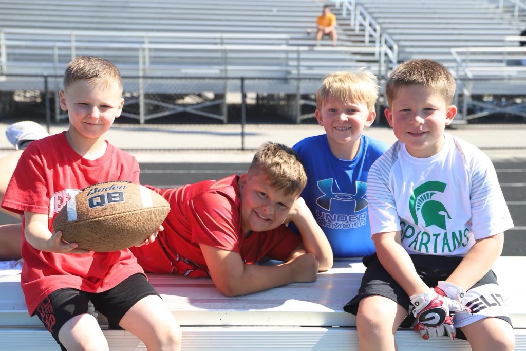 ATaphouse22's tweet image. These @beechwood_tiger boys are excited to cheer on the @TMU_Football boys this fall!! Such a positive and fun youth camp this week!  Be on the lookout for the #Classof2034 🏈🤍