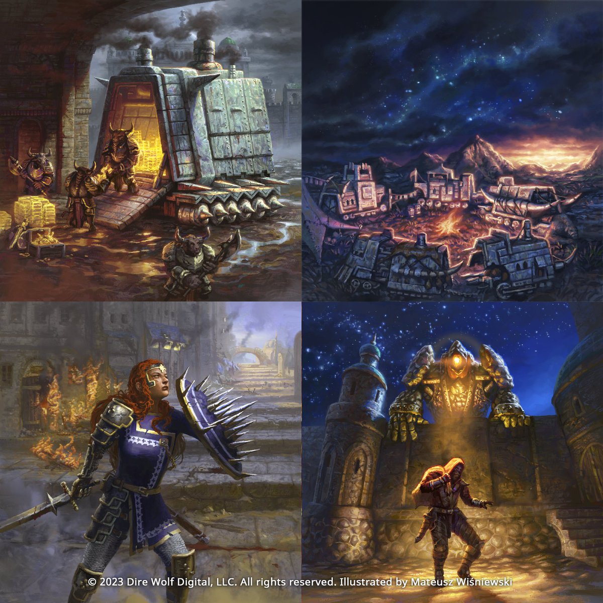 MateuszWArt's tweet photo. Even MORE artworks Created for @EternalCardGameโญEach of these pieces was a great fun to paint because I really appreciate the variety of topics to illustrate ๐๏ธ ๐๏ธ ๐๏ธ
#creativeprocess #artinspiration #paintingfun #artisticjourney #visualarts #creatingbeauty #artisticcommunity https://t.co/oc2fERnS1R