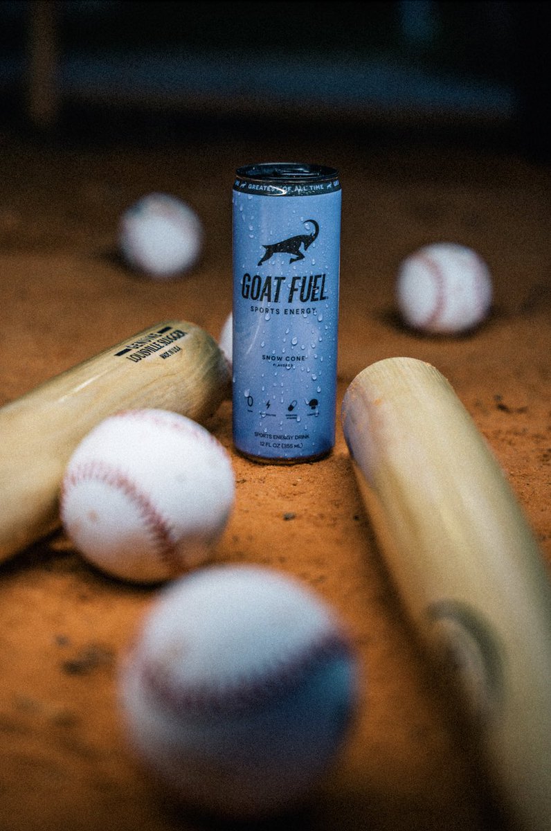 The extra inning clean energy you need. 🐐⚾️ 

#GOATFUEL #BEGREAT