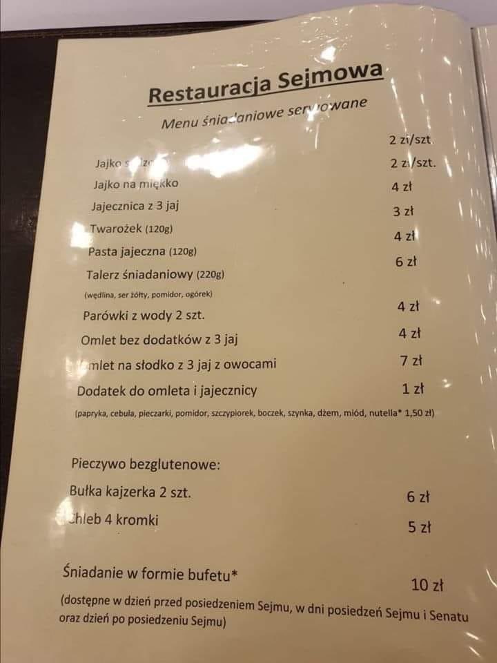 Pytanie mam: dlaczego osoby które są przez nas opłacane wielotysięcznymi wypłatami mają dotowane jedzenie?

Dlaczego według tego cennika nie karmi się w szpitalach i w szkołach?

Czujecie to <a href="/szymon_holownia/">Szymon Hołownia</a> <a href="/Leszczyna/">Iza Leszczyna✌️🇵🇱</a> <a href="/donaldtusk/">Donald Tusk</a> ???