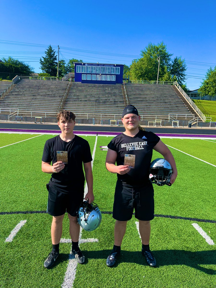 Bellevue East Football (@bellevueeastfb) on Twitter photo ROWERS OF THE WEEK
<a href="/DuncanJack07/">Jack Duncan</a> & Talon did an awesome job this week! They brought great ENERGY & EFFORT & Changed Their Best with every opportunity!
They were an example of our Core Value of the Week- COMMITMENT!
#BEASTfam #ChieftainFootball #RTB #ChangeYourBest #KeepgROWing ROWERS OF THE WEEK
<a href="/DuncanJack07/">Jack Duncan</a> & Talon did an awesome job this week! They brought great ENERGY & EFFORT & Changed Their Best with every opportunity!
They were an example of our Core Value of the Week- COMMITMENT!
#BEASTfam #ChieftainFootball #RTB #ChangeYourBest #KeepgROWing