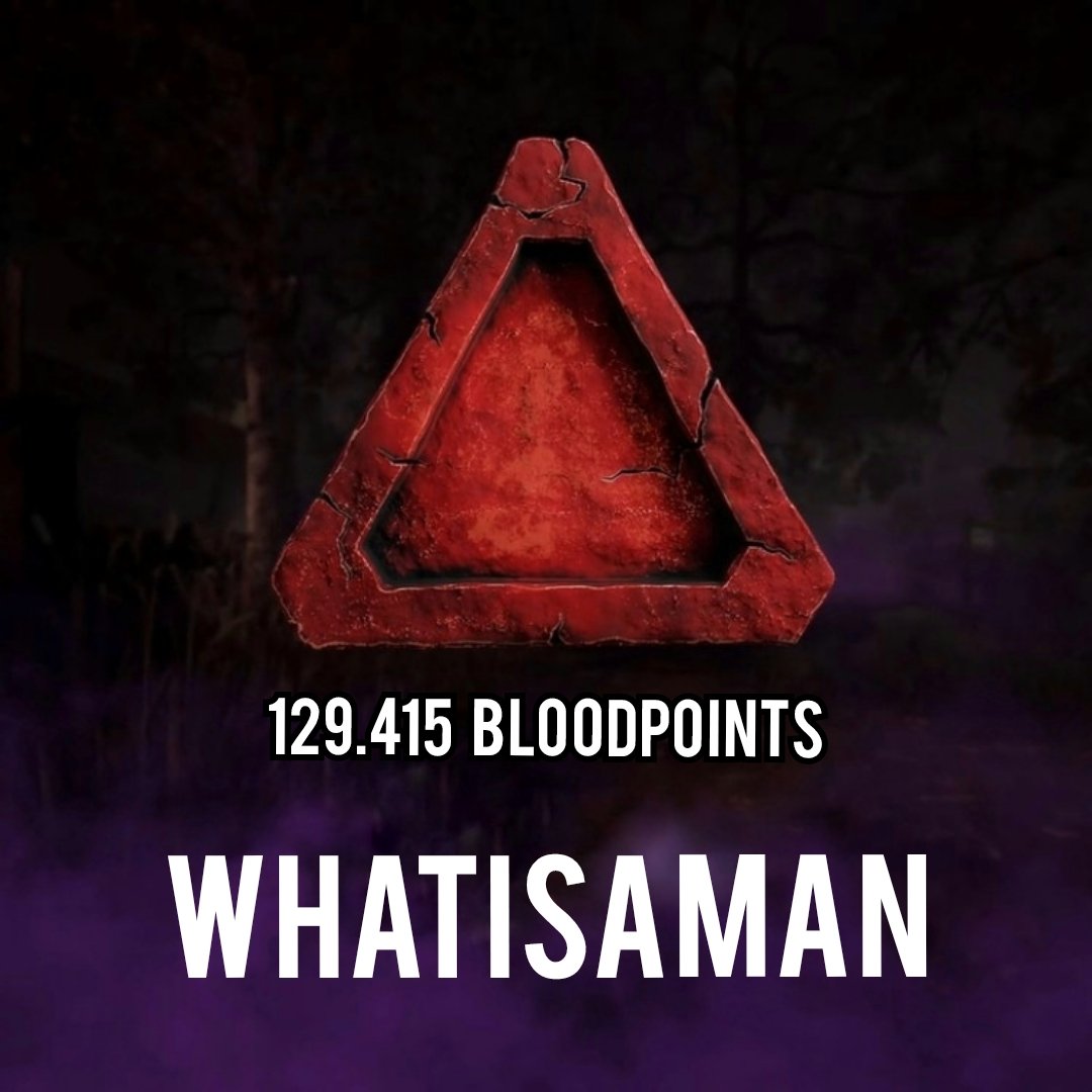 Use code "WHATISAMAN" for 129.415 Bloodpoints.