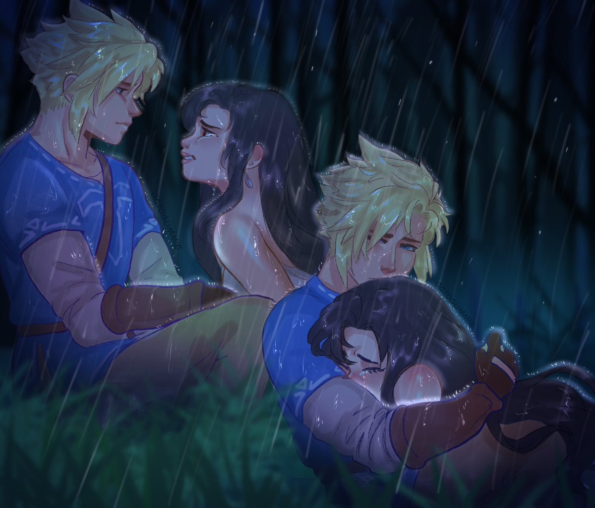 OCTOGummie's tweet photo. Scratch that, reverse it!☝️🤓 Cloti - Zelink switch up! #ff7 #TheLegendOfZelda https://t.co/wpqavOKAYe