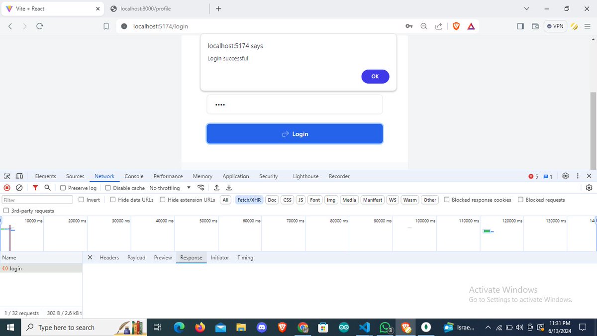 25Skip31783's tweet photo. In  #LSPPDay13, I made major strides integrating login and register functionality using Axios in my project!  #LearningWithLeapfrog 
#60DaysOfLearning2024
@lftechnology https://t.co/GfjkOruAdp