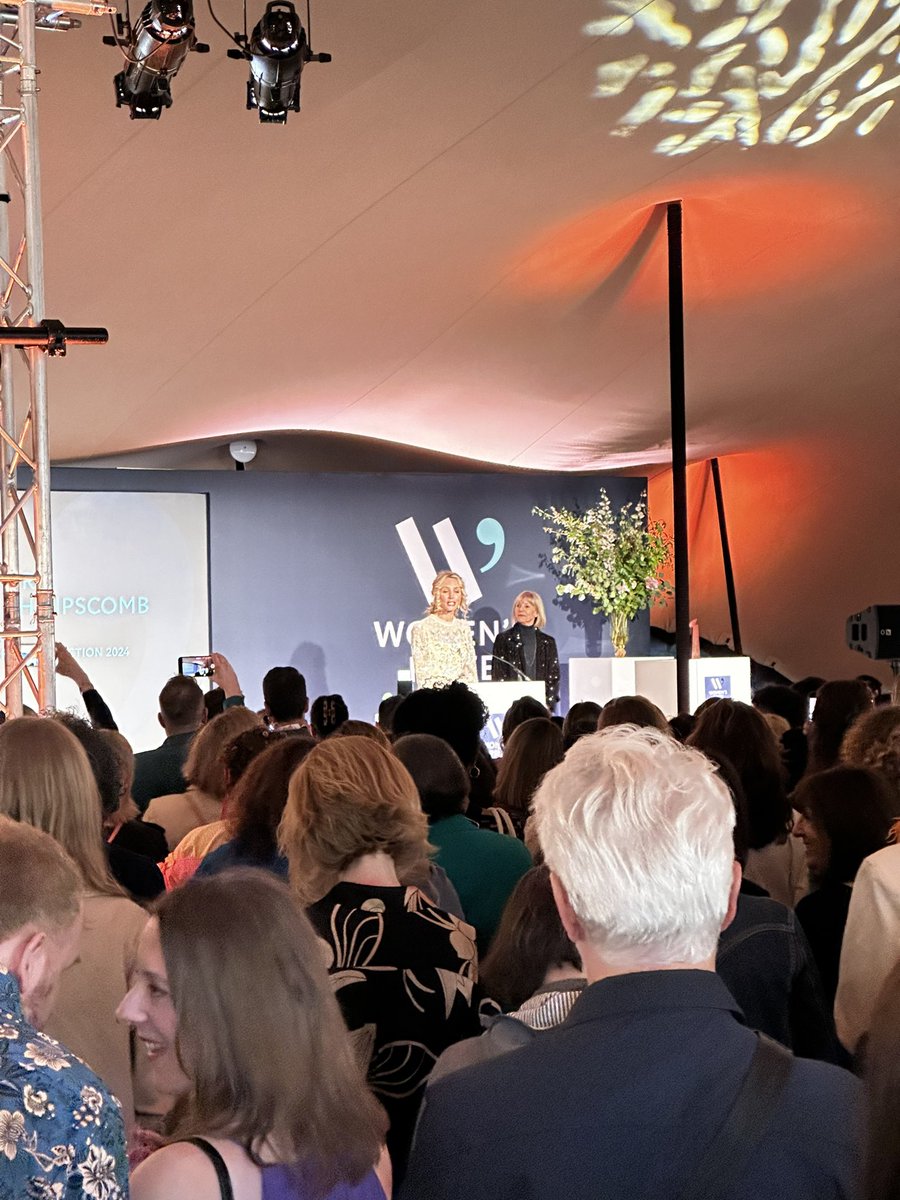 A little cloudy and rainy, but we’re here! #WomensPrizeSummerParty