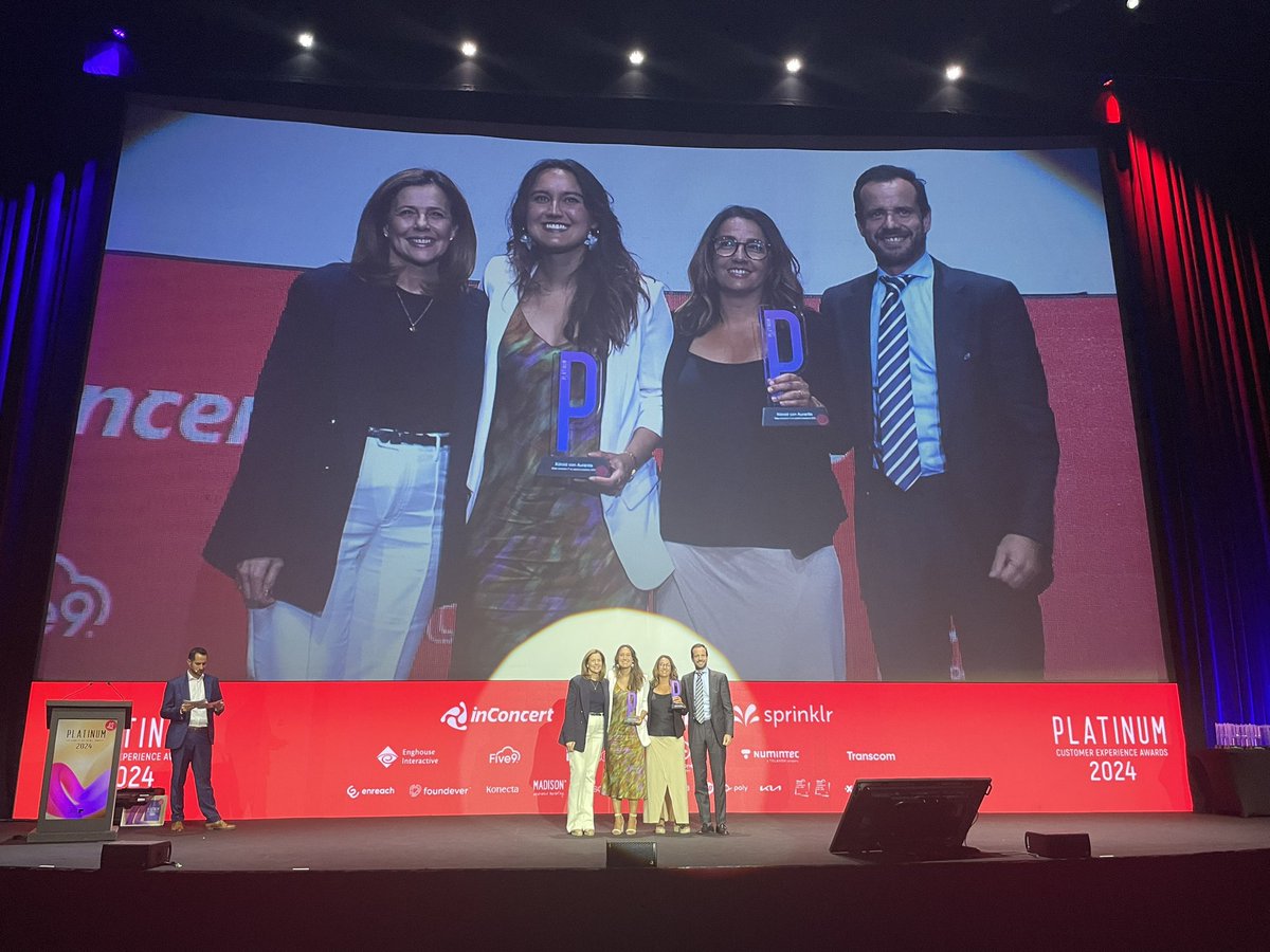 CCenterHub's tweet photo. 🏆 Mejor proyecto IT en speech analytics: #Xdroid con #Aurantis. ¡Enhorabuena!  #PlatinumAwards24 https://t.co/eGIxYAuuK1