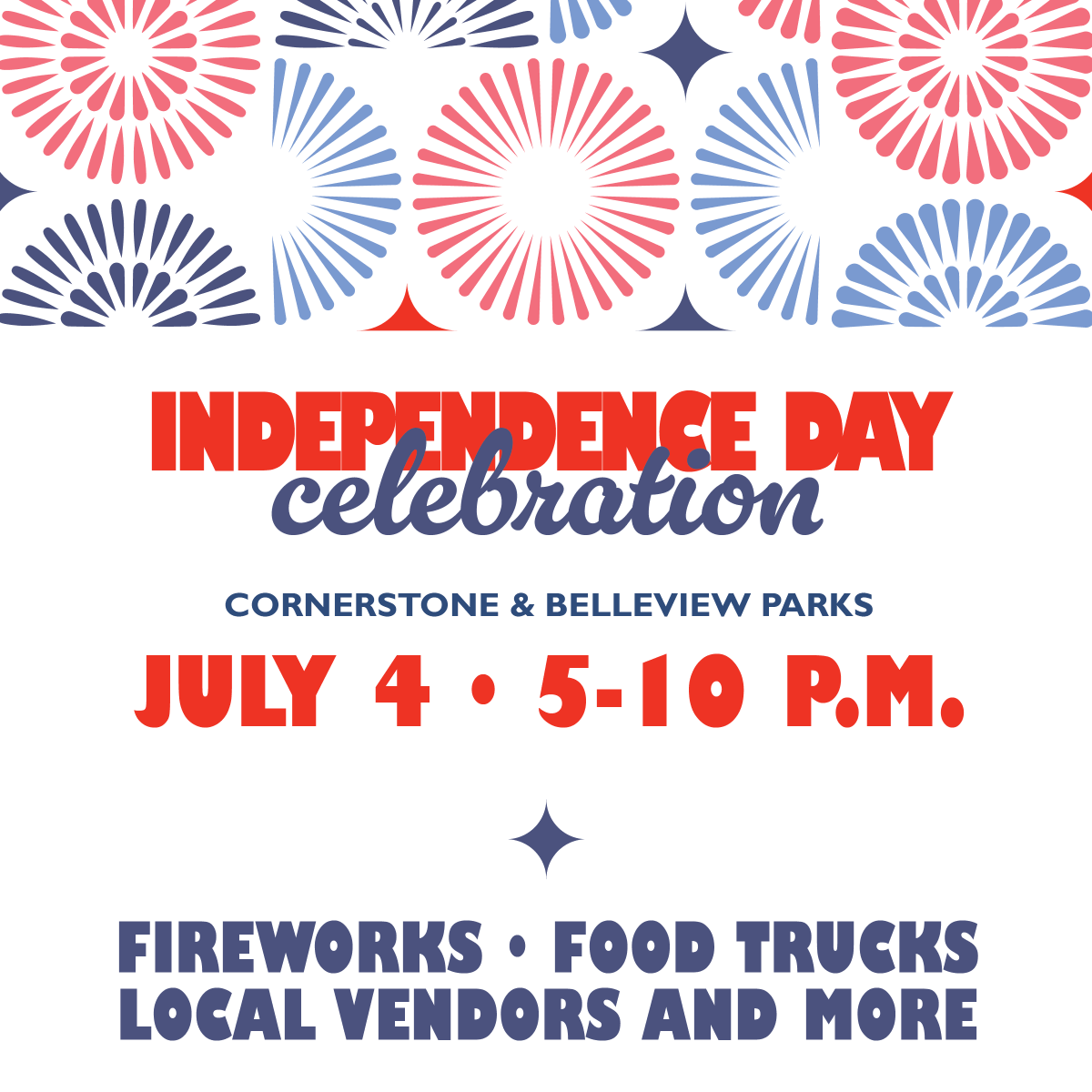 ssprd's tweet photo. Join us for the annual #IndependenceDay Celebration at Cornerstone and Belleview Parks on July 4 from 5-10 pm! Bring your friends and family out to enjoy food trucks, local vendors and entertainers, a fireworks show at 9:15 pm and endless fun! 🎆🎇 #FourthofJuly #DenverFireworks https://t.co/Xq1XJg4cj9