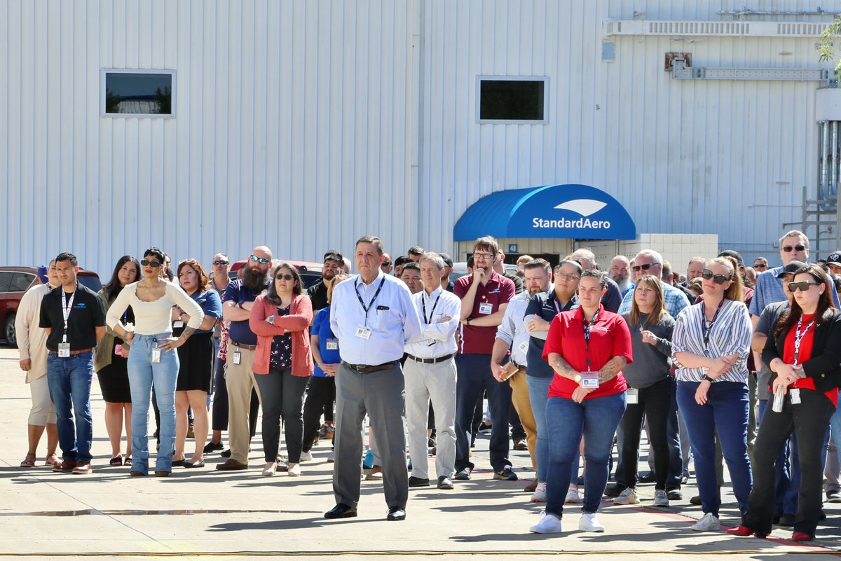 StandardAero's tweet photo. StandardAero recently celebrated the 500th #GEAerospace #J85 #turbojet engine repair! We've been providing #MRO services for the #USAF T-38 trainer aircraft's J85 engines since 2020. Here's to many more achievements and continued excellence! https://t.co/f3Yd807f2O